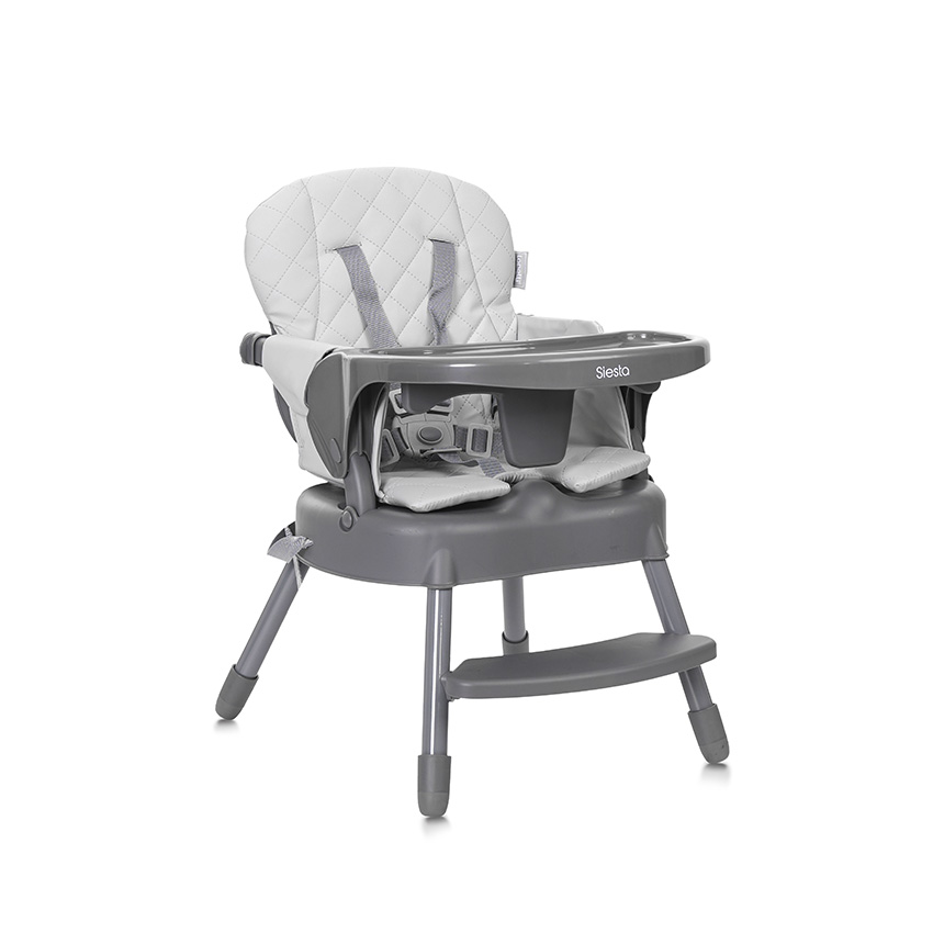 Chaise haute SIESTA  GRIS 3 en 1