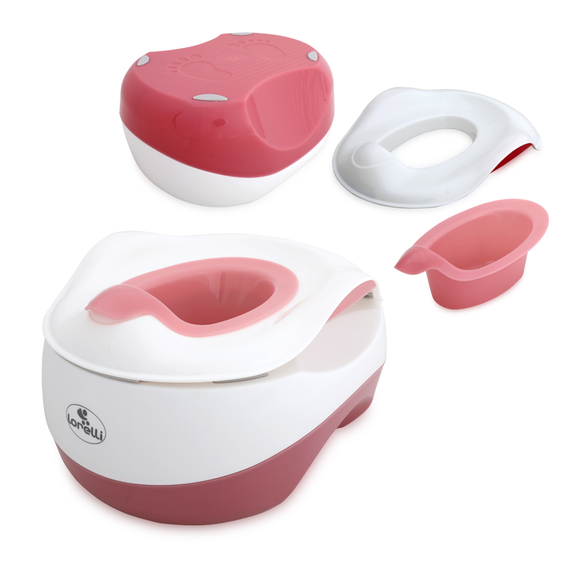 pot bébé 3en1 rose