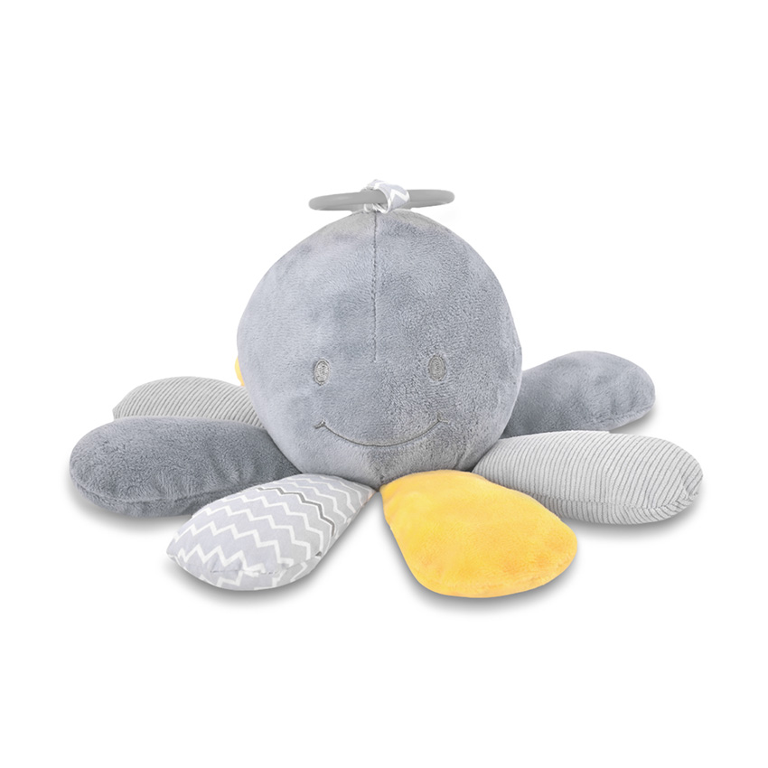 jouet sensoriel pieuvre gris
