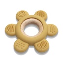 hochet de dentition fleure jaune