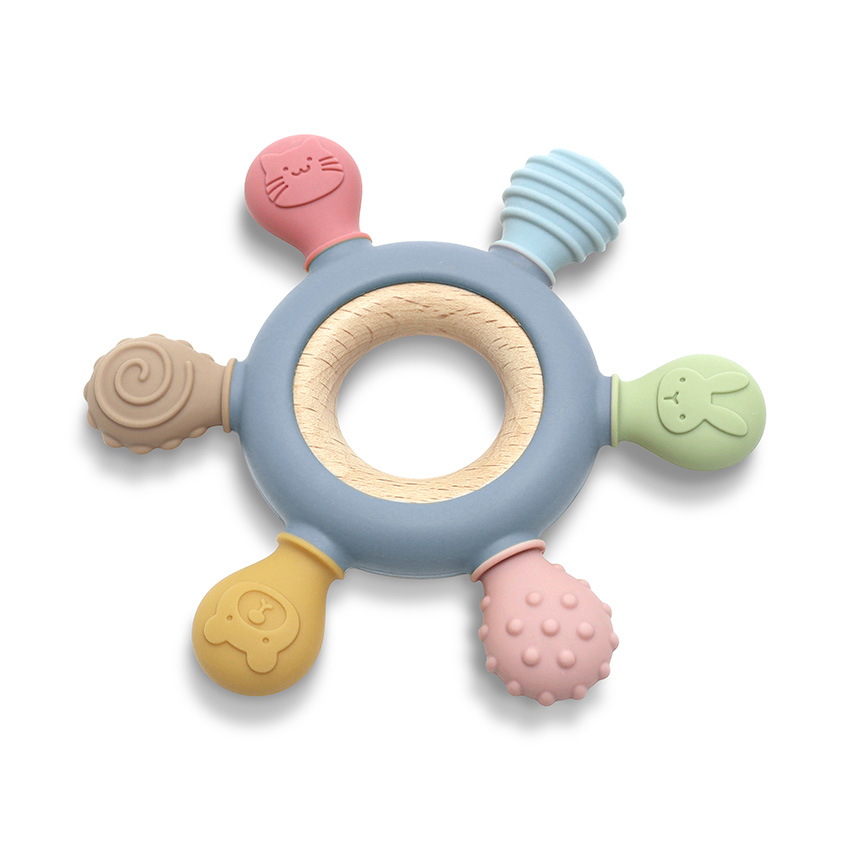 hochet de dentition multi couleurs G