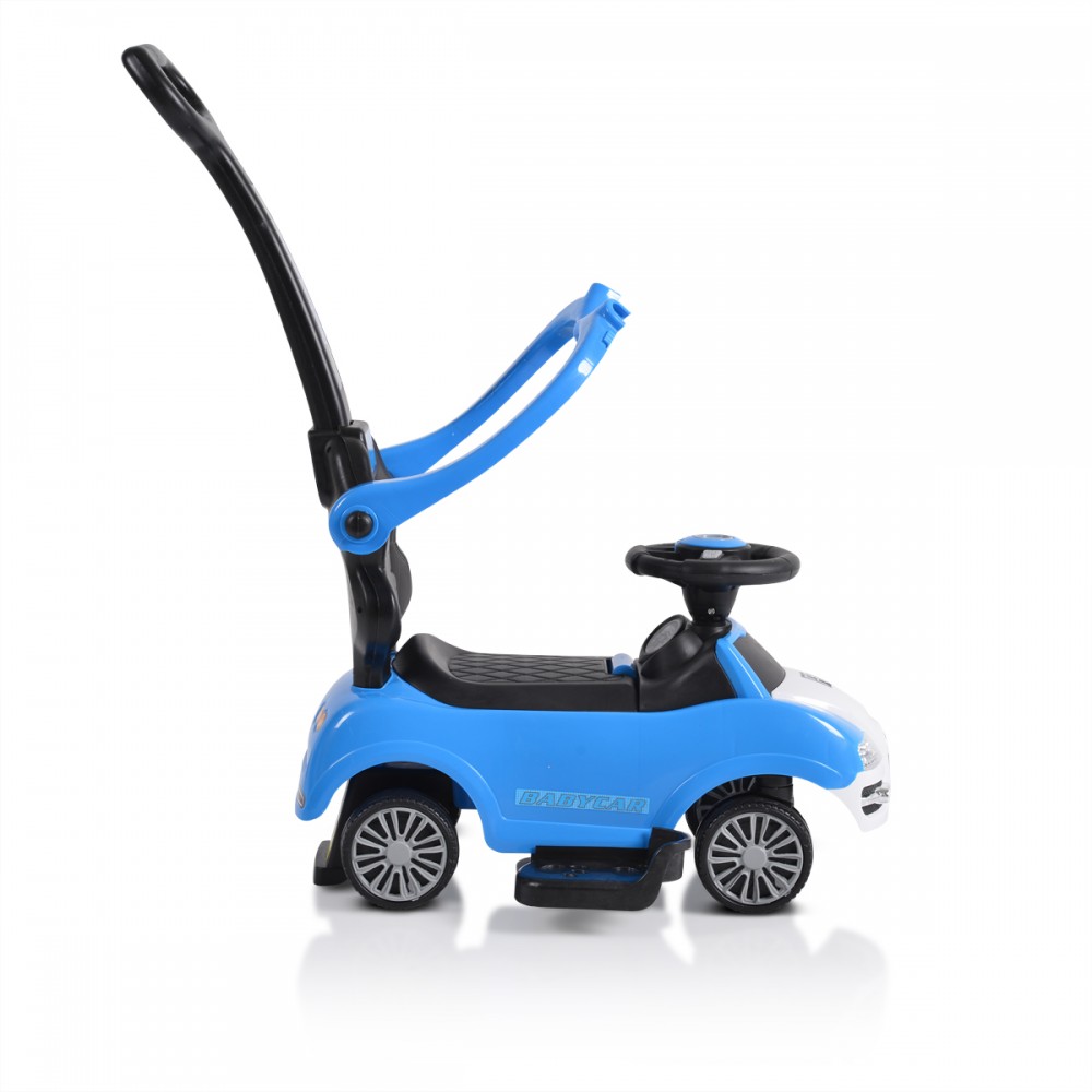 voiture à pousser rider bleu