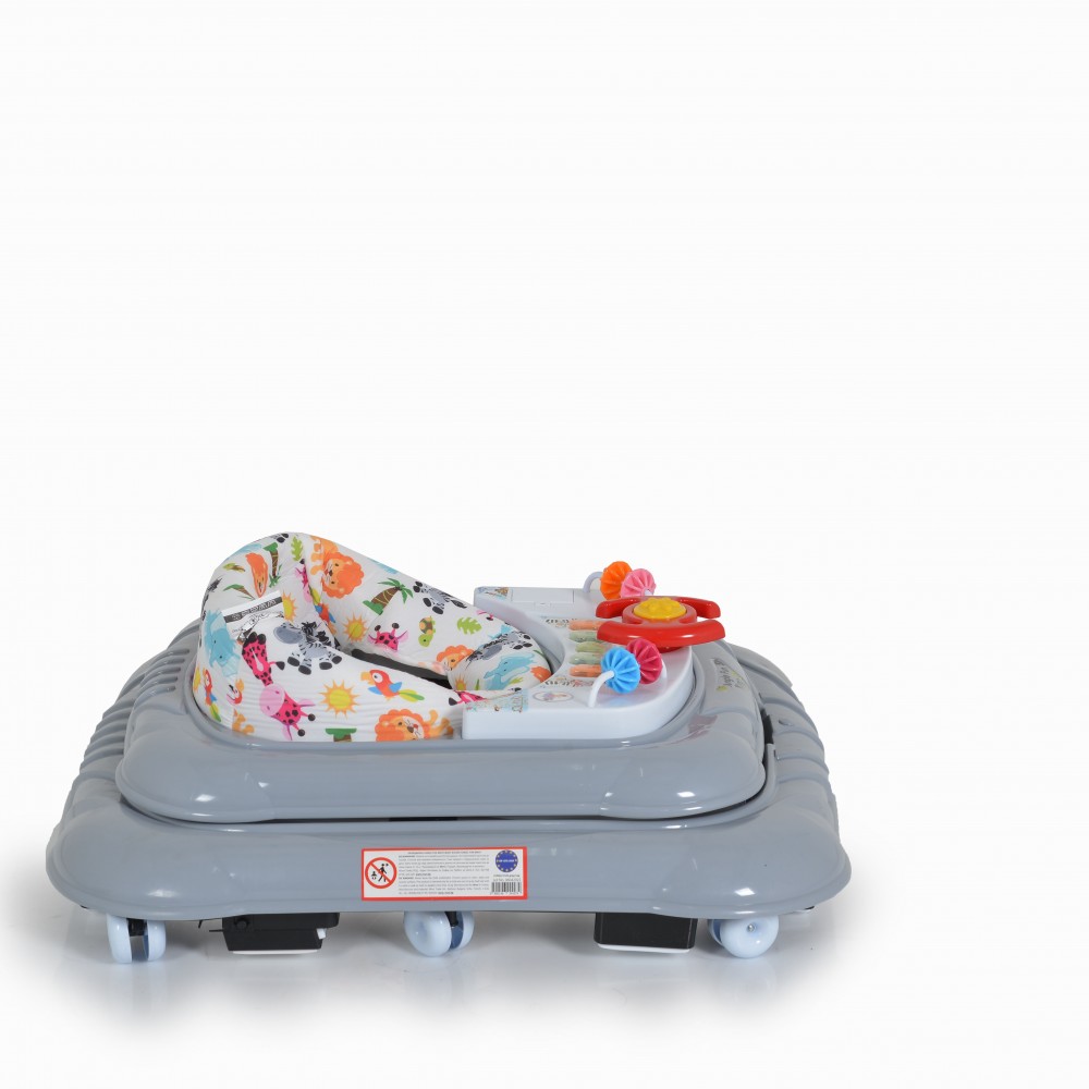 Marche bébé Jungle gris