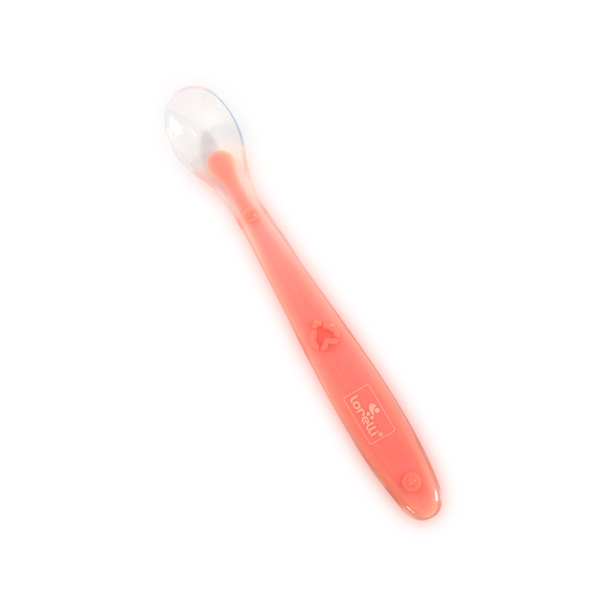 cuillère silicone rose