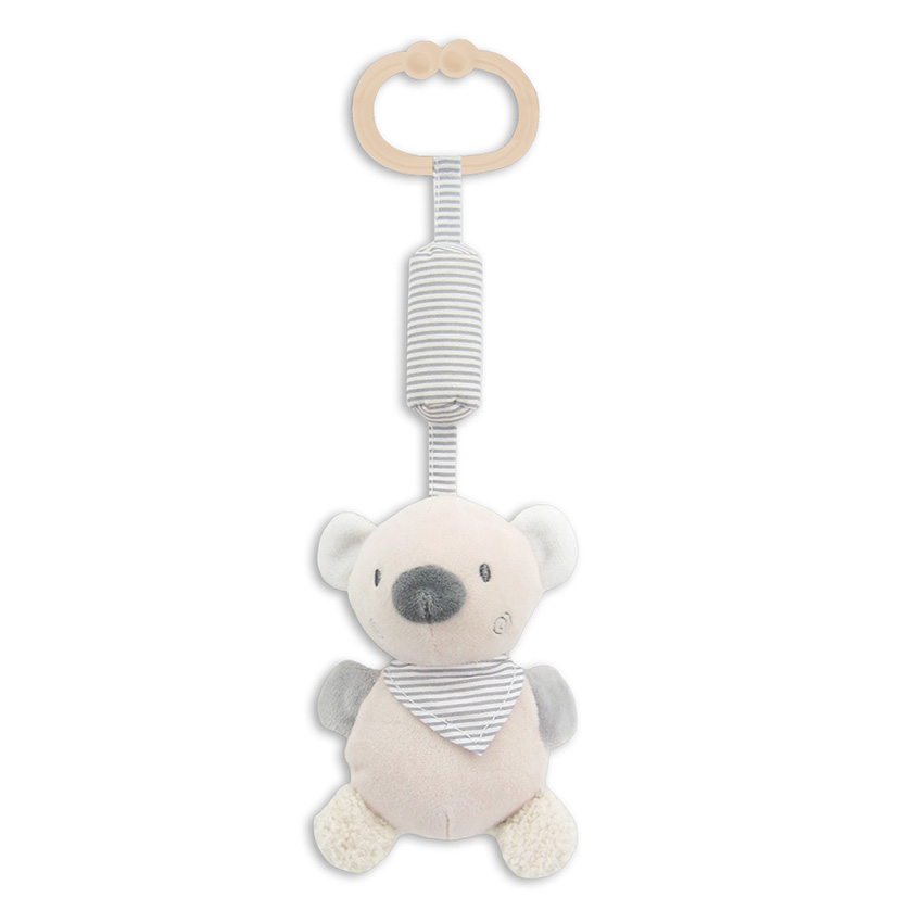 jouet d'éveil sensoriel musical ours beige